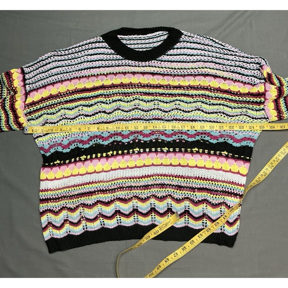 Acrylic Crop Dolman Sweater Size Extra Large New - Picture 3 of 4